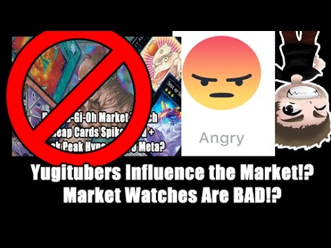 Yu-Gi-Oh! Market Watches Are Bad!? Yugitubers Influence the Market!?