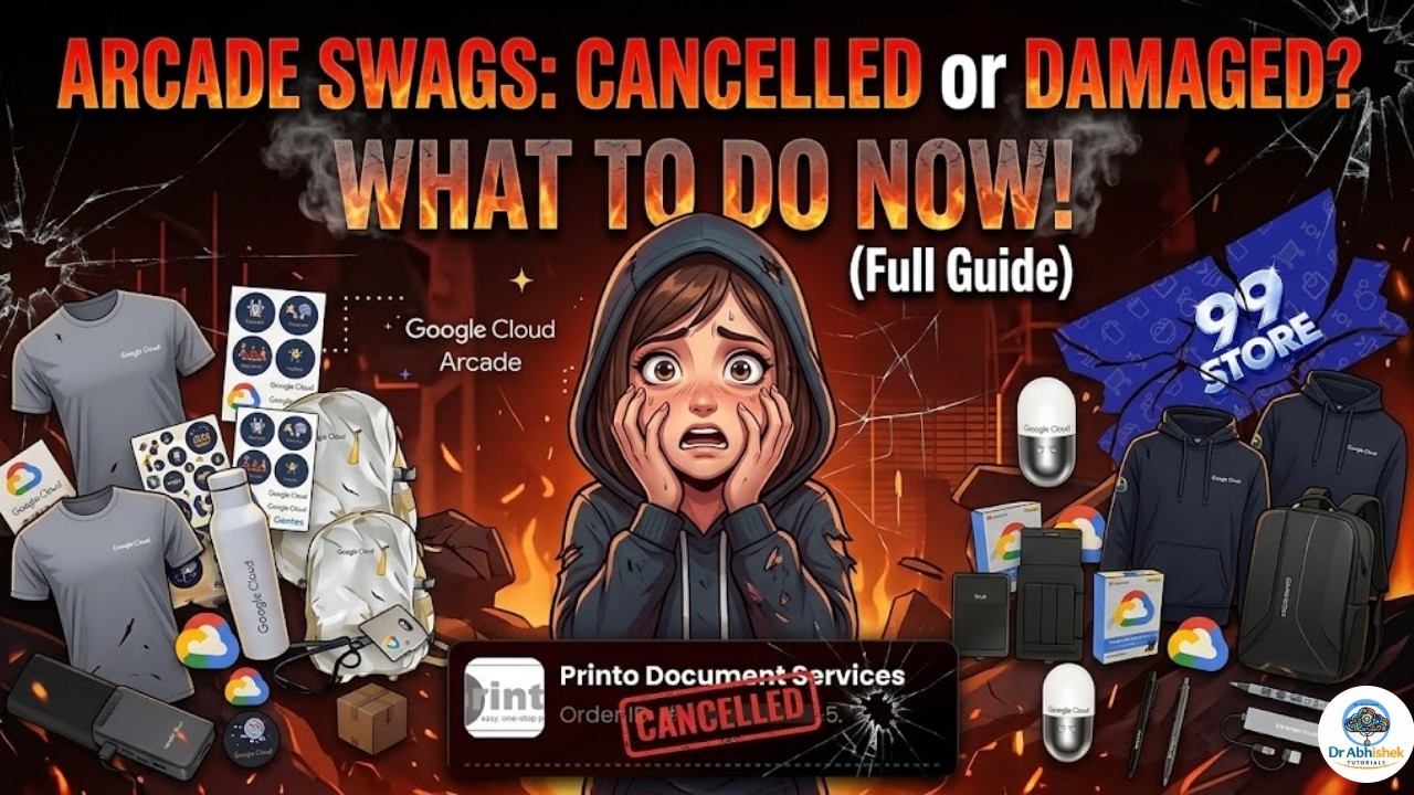 Google Cloud Arcade Swags Cancelled or Damaged? 😱 What To Do NOW! (Full Guide)