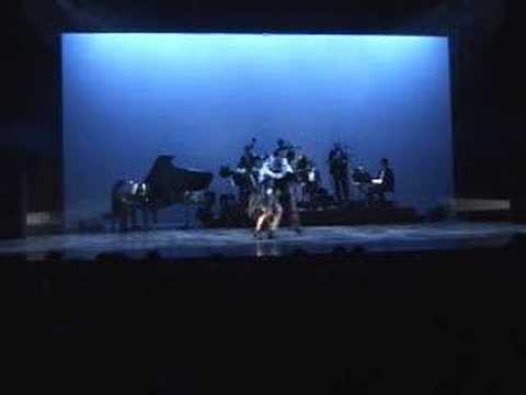  Cesar Coelho  and  Soledad Rivero  are  dancing  to  the  tango  "  Zum  "