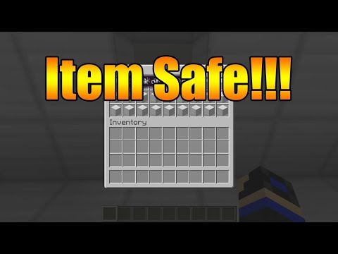 Blue - Minecraft 1.13.2 Redstone Item Safe/Item Chest Remover! EXPENDABLE GADGETS!