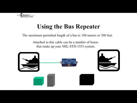 Connecting to a MIL STD 1553 Repeater