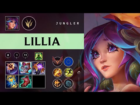 Lillia Jungle vs Lee Sin - EUW Grandmaster Patch 26.02