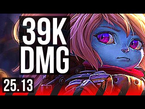 POPPY vs GNAR (TOP) | 7 solo kills, Legendary, 39k DMG, 13/4/10 | EUW Master | 25.13