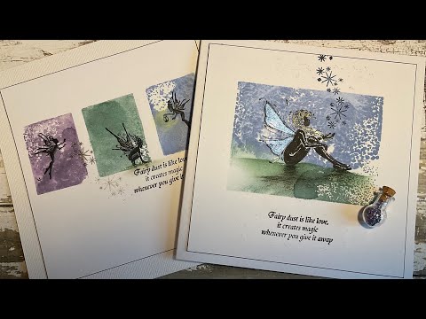 Fairy Dust Is Like Love card  by Jo Rice #laviniastamps #cardmaking