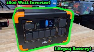 PECRON E1000LFP Portable Power Station Testing, Review! Powering Fridge