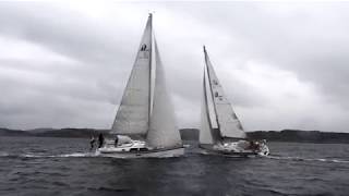 Hallberg Rassy 340 against 342.