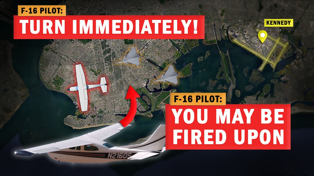 Cessna Plane INTERCEPTED near New York | "You may be fired upon"