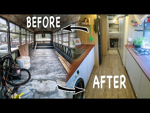 DIY Off-Grid Bus - Tiny House