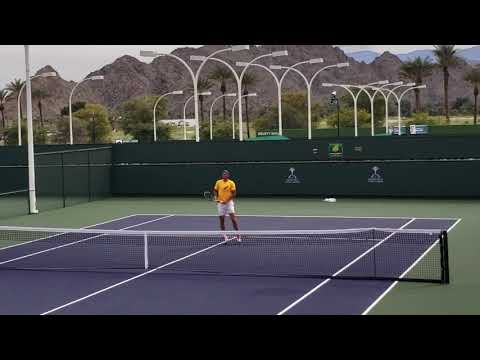 RAFAEL NADAL PRACTICE INDIAN WELLS MASTERS 2019