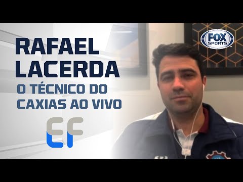 CAMPEÃO DO PRIMEIRO TURNO DO GAUCHÃO! Rafael Lacerda, técnico do Caxias, no