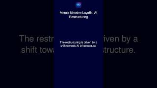 Meta's Massive Layoffs: AI Restructuring