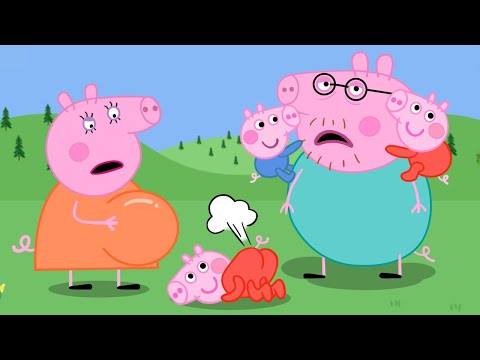 Mummy Pig Have a Baby - Daddy Pig's Nightmare | Peppa Pig Funny Animation