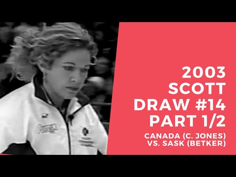 2003 Scott Tournament of Hearts - Draw #14. -Canada (C. Jones) vs. Saskatchewan (Betker) - Pt 1/2