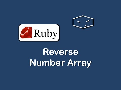 reverse number array in ruby