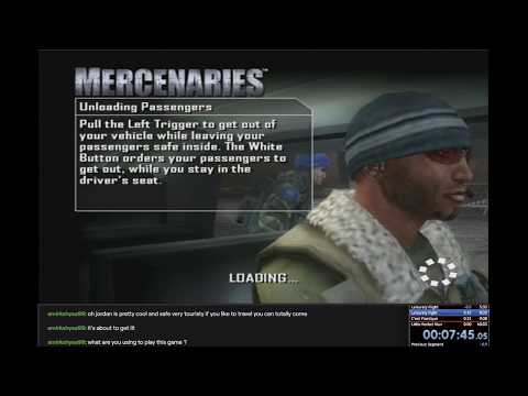 Former NG+ WR | Mercenaries: Playground of Destruction Speedrun | 0:39:48 RTA / 0:33:31 IGT