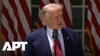 “Grass Was Always Soaking Wet” — Trump Explains New White House Rose Garden Changes | APT