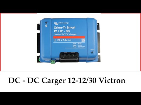 Installazione di un regolatore di carica per batterie servizio - 12-12 /30 della  Victron energy