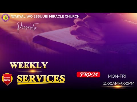WEMC: FRIDAY LUCH HOUR SERVICE | WITH PR.NASAYI JULIUS ANDREW | WAKYALIWO ESSUUBI MIRACLE CHURCH