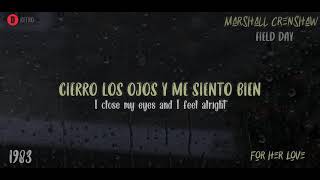 Marshall Crenshaw - For Her Love - HQ - 1983 - TRADUCIDA ESPAÑOL (Lyrics)