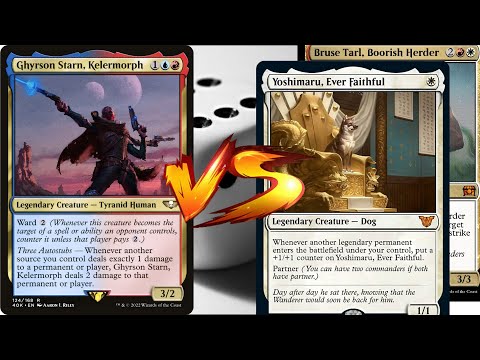 Ghyrson VS Yoshimaru & Bruse - MTG EDH Duel Commander Cartes Magic