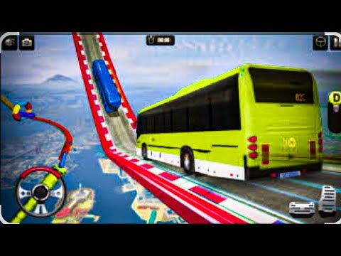 Crazy Bus Stunt Driving on Impossible Ramps! | Android Racing Game 2025