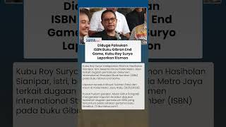 Diduga Palsukan ISBN Cetakan Pertama Buku Gibran End Game, Rismon Sianipar Dilaporkan ke Polisi