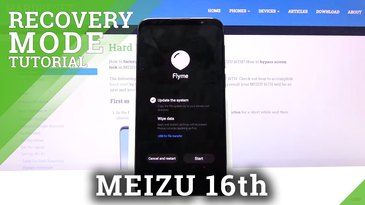 How to Boot Into Recovery Menu in MEIZU 16TH - Recovery Mode Tutorial
