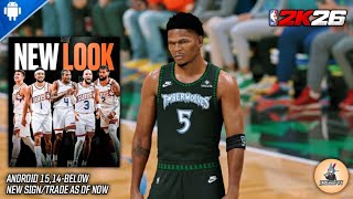 Download lagu NBA 2K20 - 2K26 Updated Roster | Updated Jersey | New Sign/Trade | Gameplay | Timberwolves vs Suns mp3