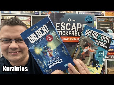 Unlock Buch - Escape Stickerbuch - Escape Buch - Kurzvorstellung