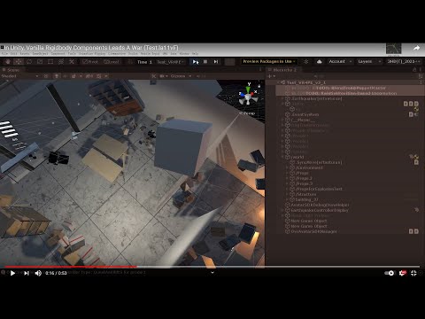 In Unity, Vanilla Rigidbody Components Leads A War (Test.la11vF)