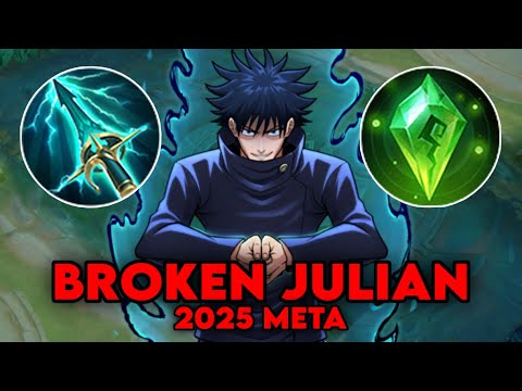 MANIAC! BEST JULIAN DAMAGE BUILD 2025 🔥 INSANE ONE-SHOT META | MLBB