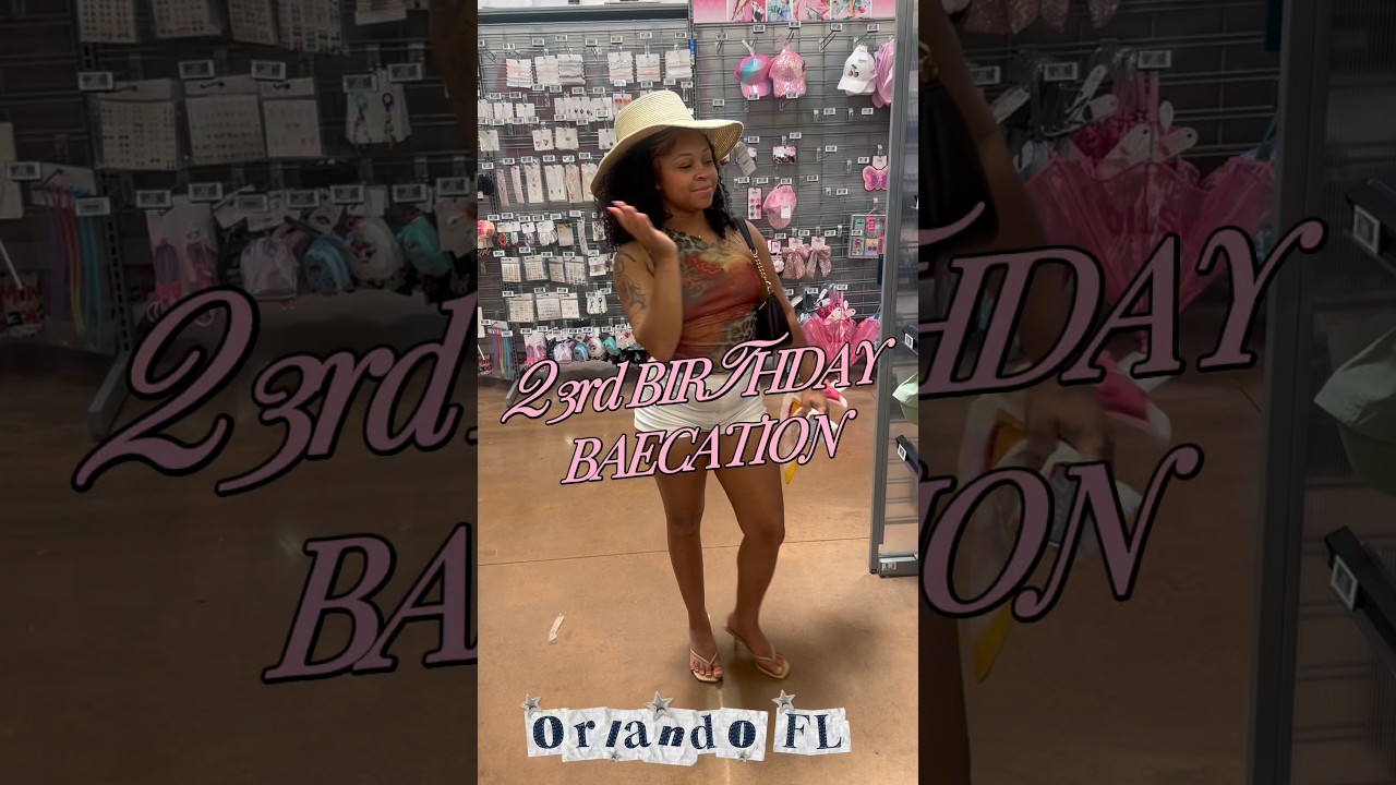 ORLANDO FL BIRTHDAY BAECATION 🍊🥂 #baecation #orlando #birthdayvlog #birthdaygirl