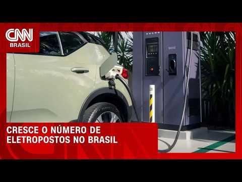 Brasil têm crescimento em pontos de recarga para carros elétricos; veja no CNN Turbo | PRIME TIME