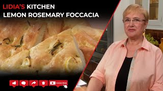 Lemon and Rosemary Focaccia
