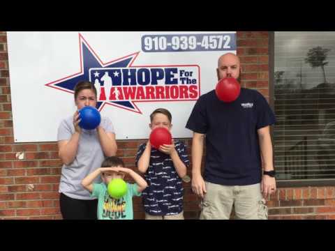 Military Family Balloon Breath Challenge
