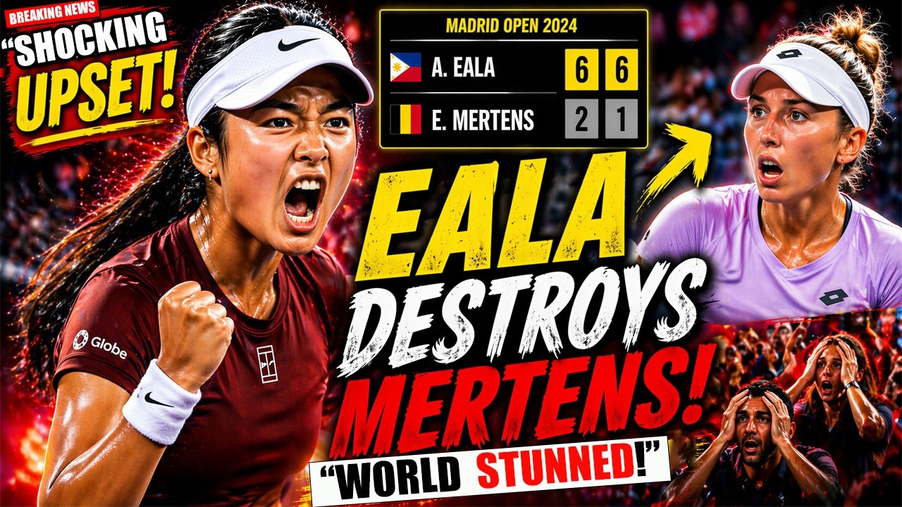 SHOCKING UPSET! Alexandra Eala DESTROYS Elise Mertens  Tennis World LEFT SPEECHLESS!