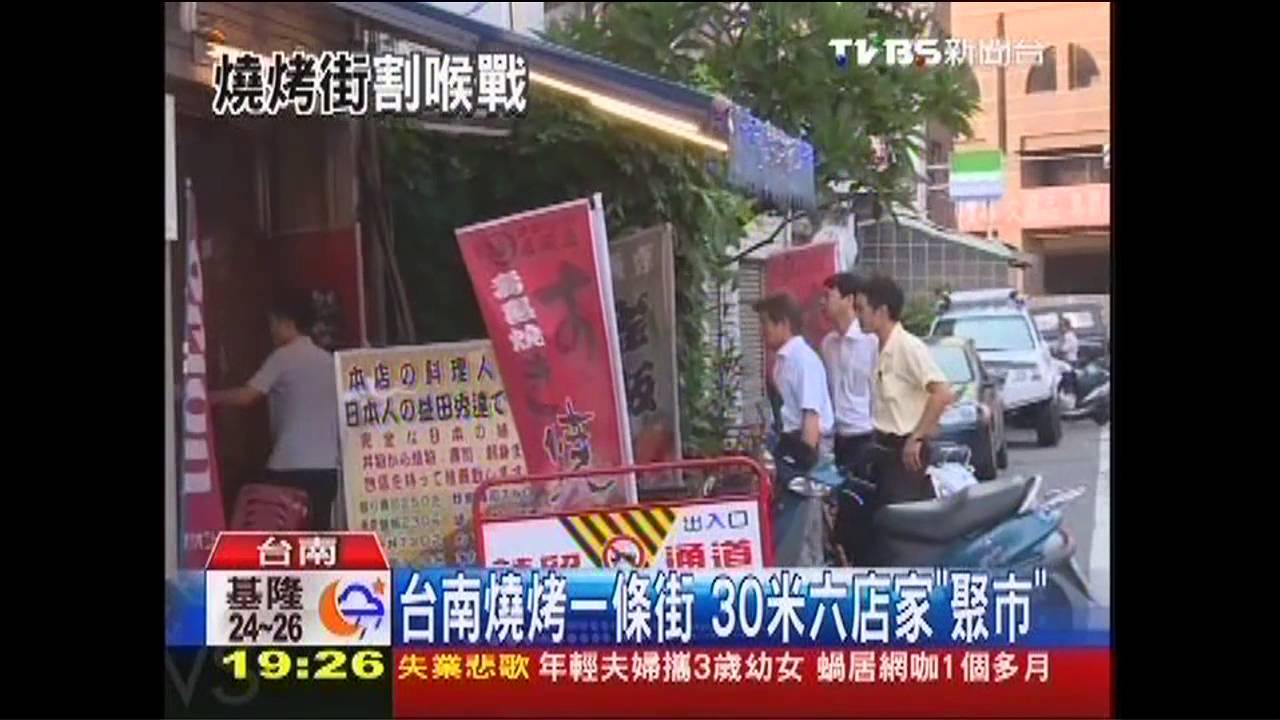 台南燒烤一條街　30米6店家「聚市」