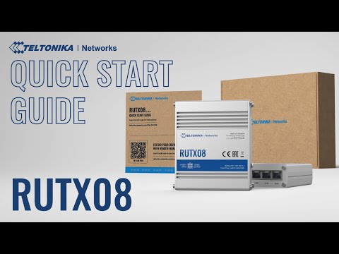 Teltonika RUTX08 Quick Start Guide