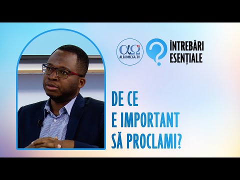 Profeție, proclamare, vorbire | Întrebări esențiale 8.13, cu Paul Viglo