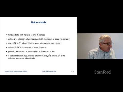 Stanford ENGR108 Introduction to Applied Linear Algebra | 2020 | Lecture 1 Introduction