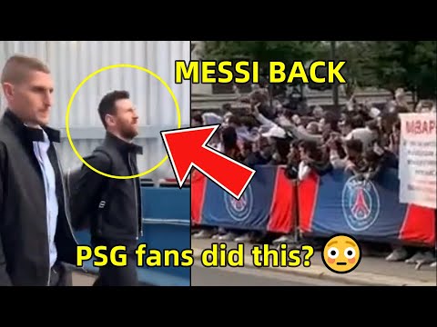 PSG fans reaction as Messi back to PSG against Ajaccio