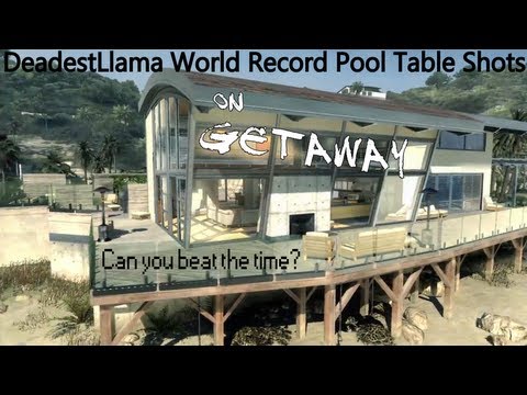MW3 Getaway Pool-Worlds Fastest Time to Sink All 15 Balls