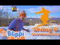 Blippi Learns How To Snowboard At Mountain Creek Resort Winter Activities For Kids