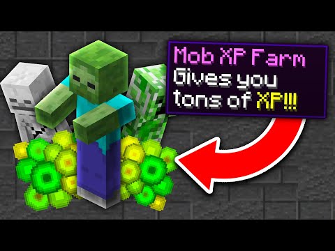 Easy Mob XP FARM In Minecraft! 1.19.4 Tutorial (Without Mob Spawner)