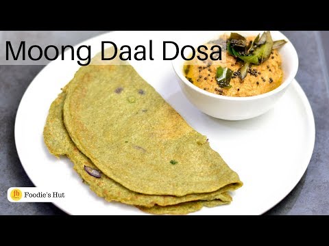 Pesarattu – Green Moong Dal Dosa