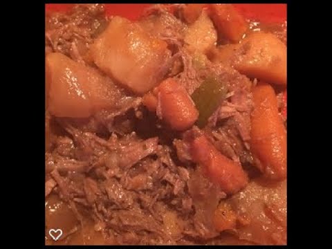 Boneless Chuck Roast with Potatoes, Carrots, Onions,...