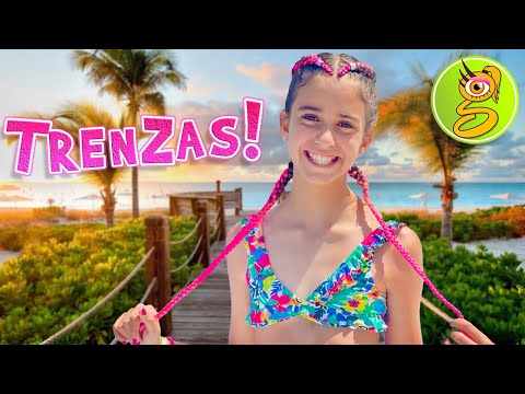 Me hago TRENZAS en mis VACACIONES de VERANO!