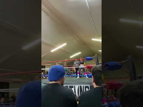 Ringleader Midas with the hat to Ava Everett (Limitless Wrestling) #shorts #intergender