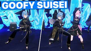 Suisei Being Goofy At Calli's Bday Live (Mori Calliope & Hoshimachi Suisei / Hololive) [Eng Subs]