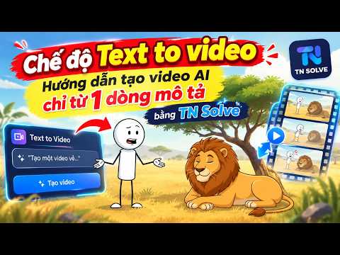 Chế độ Text to video - Hướng dẫn tạo video AI chỉ từ 1 dòng mô tả bằng TN Solve